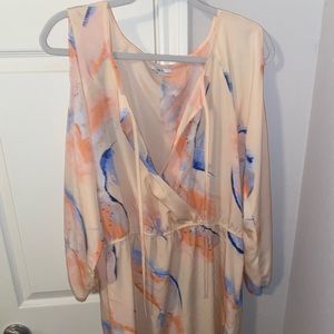 Bar III cold shoulder dress